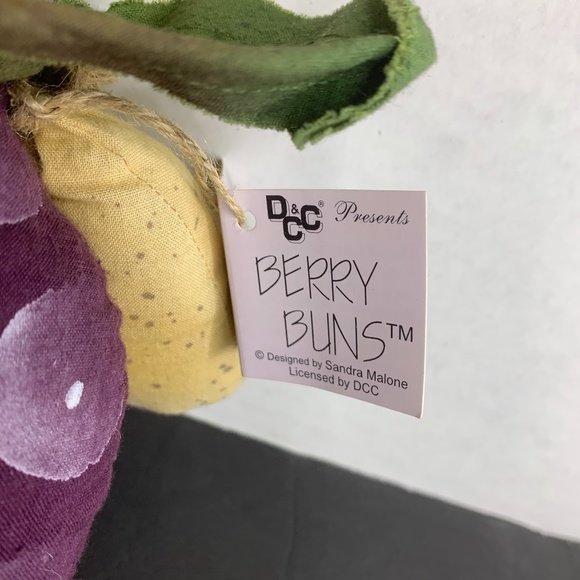 New DCC Berry Buns Sandra Malone Blackberry Bear Plush Stuffed Doll Toy 12 in T - Picture 2 of 4